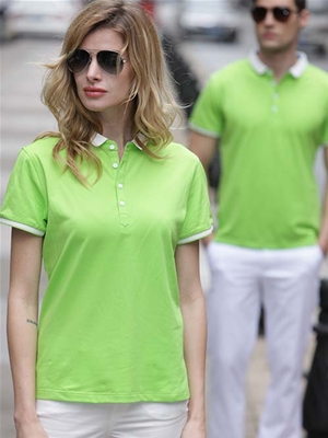 嫩綠色T恤1男女